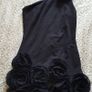 Mini Black Dress one shoulder Image 2
