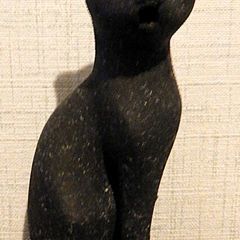 Stone CAT / Incense Ornament 15 euro