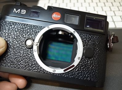 Leica M9 Filter glass replaced