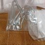 Miniature Doll Hangers Silver Image 3