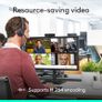 "Logitech C925e Business Webcam, HD 1080p/30fps Video, Light Correction, Autofocus, Clear Audio, Privacy Shutter, Works with Microsoft Teams, Google Meet, Skype, WebEx, Cisco - Black" Image 7