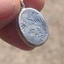 Early 20th century Sterling Silver locket pendant set Image 6