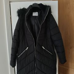 Heavy Black Coat Medium