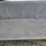 Grey Velvet Dining Bench With Back Image 3