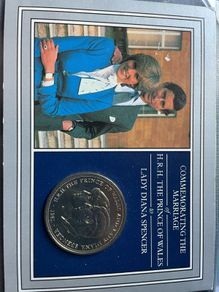 Commemorative lady Diana coin