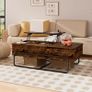 Coffee Table - 3-Partition Industrial Tables Image 3