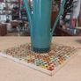 Fabulous Rare and Highly Prized Portmeirion Greek Key Tall Cylinder Coffee Pot in the Very Rare Turquoise and Black Colourway from 1967 - A Mid-Century Modern Design Classic in Mint Condition Image 4