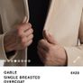 Reiss Gable Gents/Men's Wool Blend Ivory Overcoat Image 10