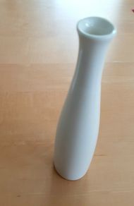 White bud vase