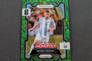 2026 Panini Prizm Monopoly FIFA World Cup Sergio Aguero Green Wave Parallel Argentina