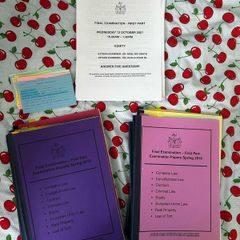 Law and FE-1 books
