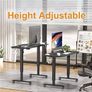 NEW SALE | Height Adjustable Electric Standing Desk - 100x60 cm Stand Up Table Desk Thick Splice Board, Smart Control Panel 3 Memory Heights Image 6