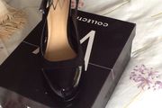 Wallis sling back high heel shoe