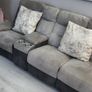 L suite sofa grey sofa Image 3