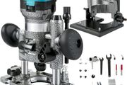Router Tool, 710W Wood Router, Router for Woodworking w/ Three Router Collets, Wood Router Tool w/ Tilt &amp; Plunge Base, Woodworking Router w/ Aluminum Shell and 13000 - 33000 r/min Rotating Speed (FREE SHIPPING)