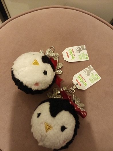 Set of 2 christmas keyrings