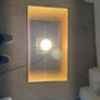 Table Lamp (navy lamp shade & silver base/neck) Image 2