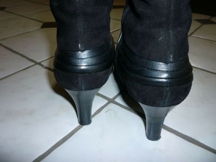 VAN DAL Black Boots Suede Leather Knee High Boots. Uk 6 Eu 39. Immaculate