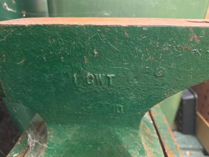Brooks 1CWT 51kg Anvil - Made in England from Cast Steel - Worlds Best Anvil
