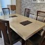 Marble Top Dining Table Image 2