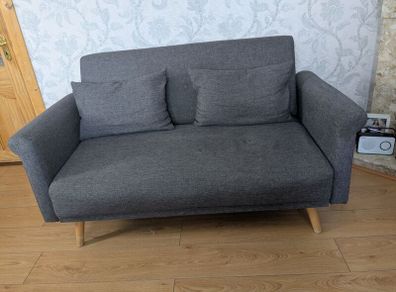 Dark Grey 2-Seater Sofa