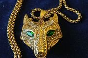 Celtic Pendant Wolf Head