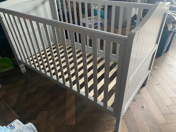 Cot Bed Grey