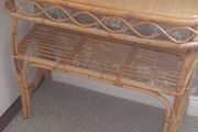 Mid Century Italian Bamboo Console table