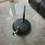 Stylish Modern Glass Coffee Table Image 3