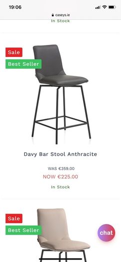 Kitchen high chairs/stools