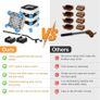 Furniture Mover with Wheels, Heavy Duty Furniture Lifter Sliders Tool, 360 degree Rotating Transport Roller Dolly Set for Sofa, Bed, Cabinet, 350kg Max Load Capacity, Moving Heavy Furniture Tool Set Image 5