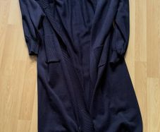 River Island Longline Black Cardigan Size Large