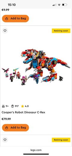 LEGO Dreamzzz Coopers Robot Dinosaur