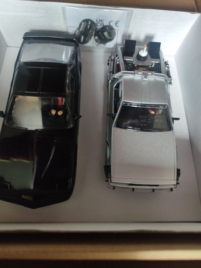Scalextric 1980s TV Back to the Future vs Knight Rider Race Set New, Rare ......PRICE DROP....