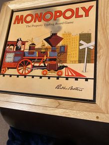 RARE Monopoly in Wooden Box