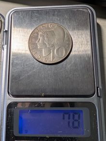 10 Schillings silver