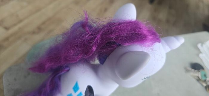 8 inch Rarity Styling Large knotty Hair Brushable 2013 HTF MLP G4 My Little Pony