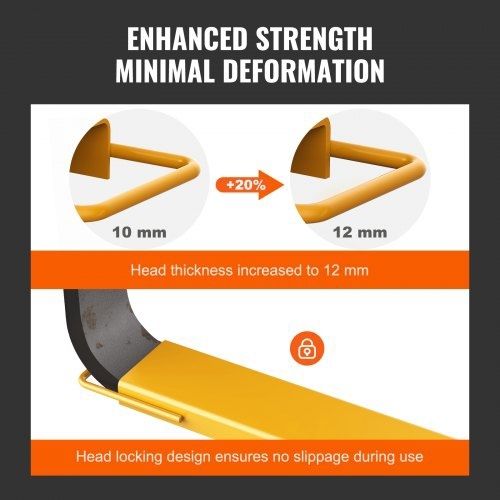 Pallet Fork Extensions, 96" Length 5.5" Width, Heavy Duty Carbon Steel Fork Extensions for Forklifts, 1 Pair Forklift Extensions