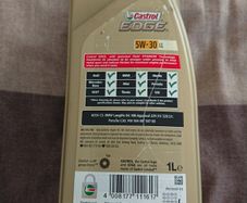 Castrol EDGE 5W-30 Longlife diesel petrol hybrid engine oil. Shed house clearance sale unwanted stuff gift car boot sale Xmas