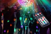 New Bluetooth Speaker Crystal RGB Disco LED Light