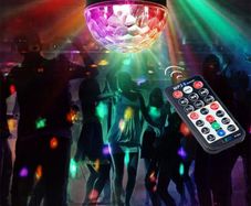 New Bluetooth Speaker Crystal RGB Disco LED Light