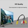 3.5mm to 3RC.A Input Adapter for speakers/sound system and TV Image 3