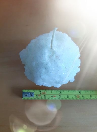 2026 Sparkle snowball candle