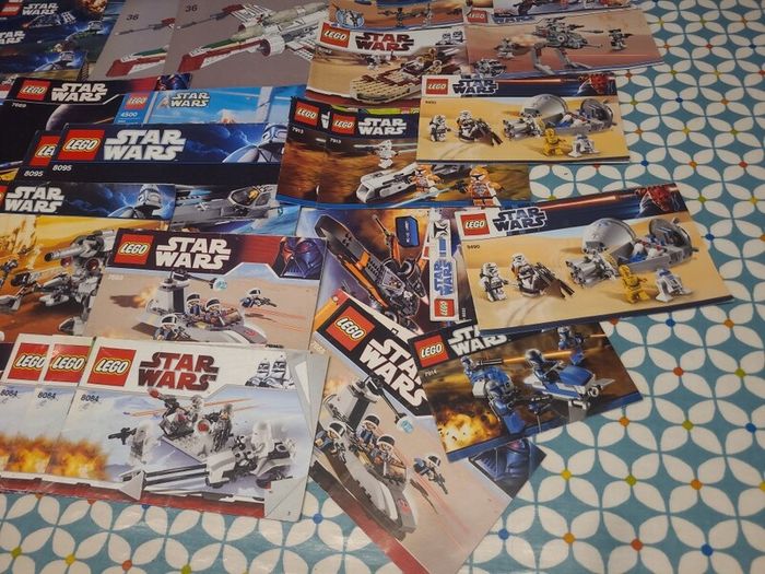 Star Wars Lego  -  instruction books only x 65