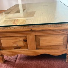 Rustic Pine Coffee Table
