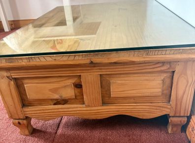 Rustic Pine Coffee Table