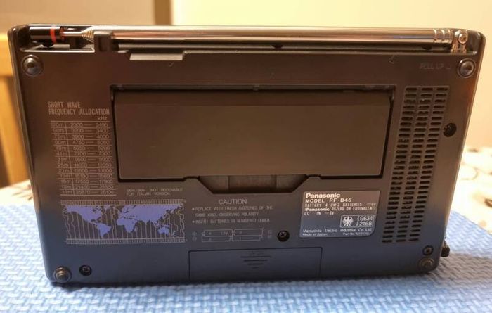 Radio Panasonic RF-B45, perfect working condition+case. 36 years old radio.