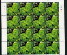 2007 Ireland St Patrick's Day Commemorative Stamp Sheetlet Plate 1B1B1B1B Mint Never Hinged (MNH)