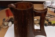 Wooden pitcher jug