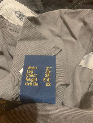 Snickers Trousers Size 88